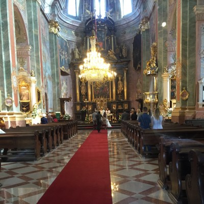 свадьба в польской церкви