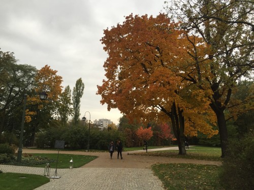 парк Лазенки в Варшаве