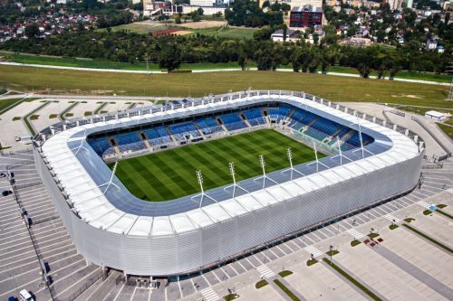Происходило все на нашем новом стадионе Arena Lublin, я там еще не бывала.