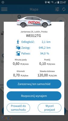 panek aplikacja