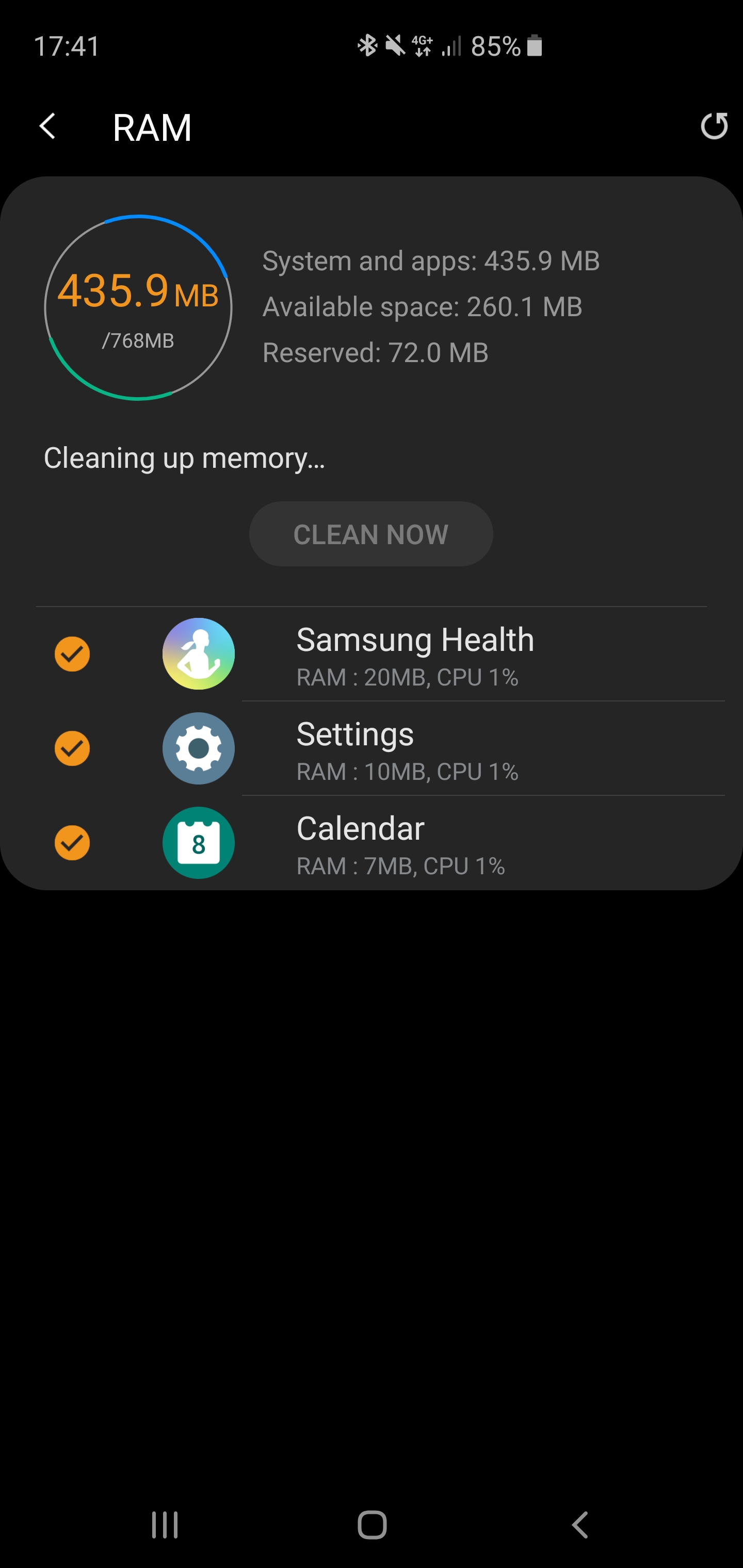 Galaxy Watch настройки