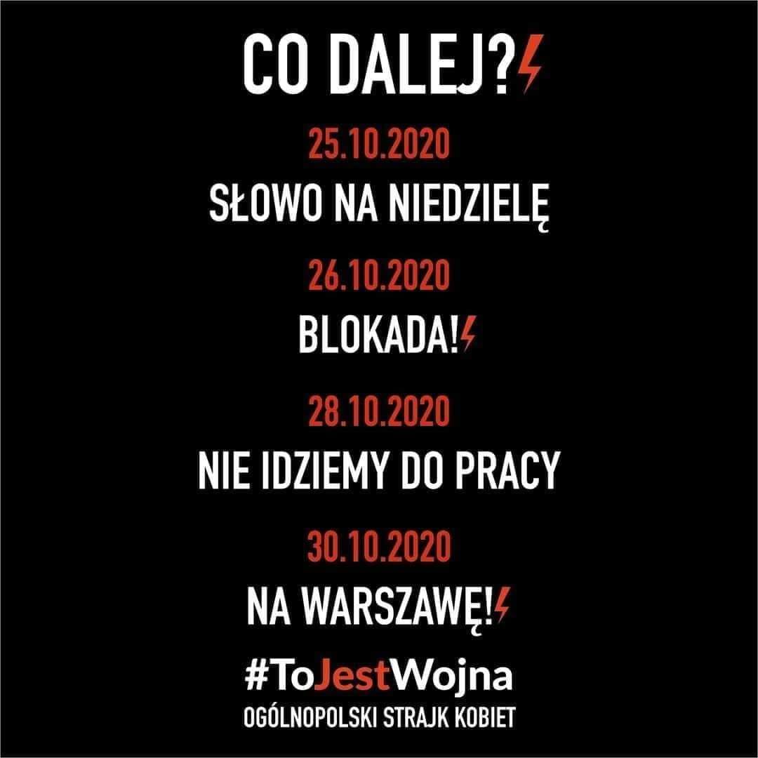 протесты в Польше против запрета абортов