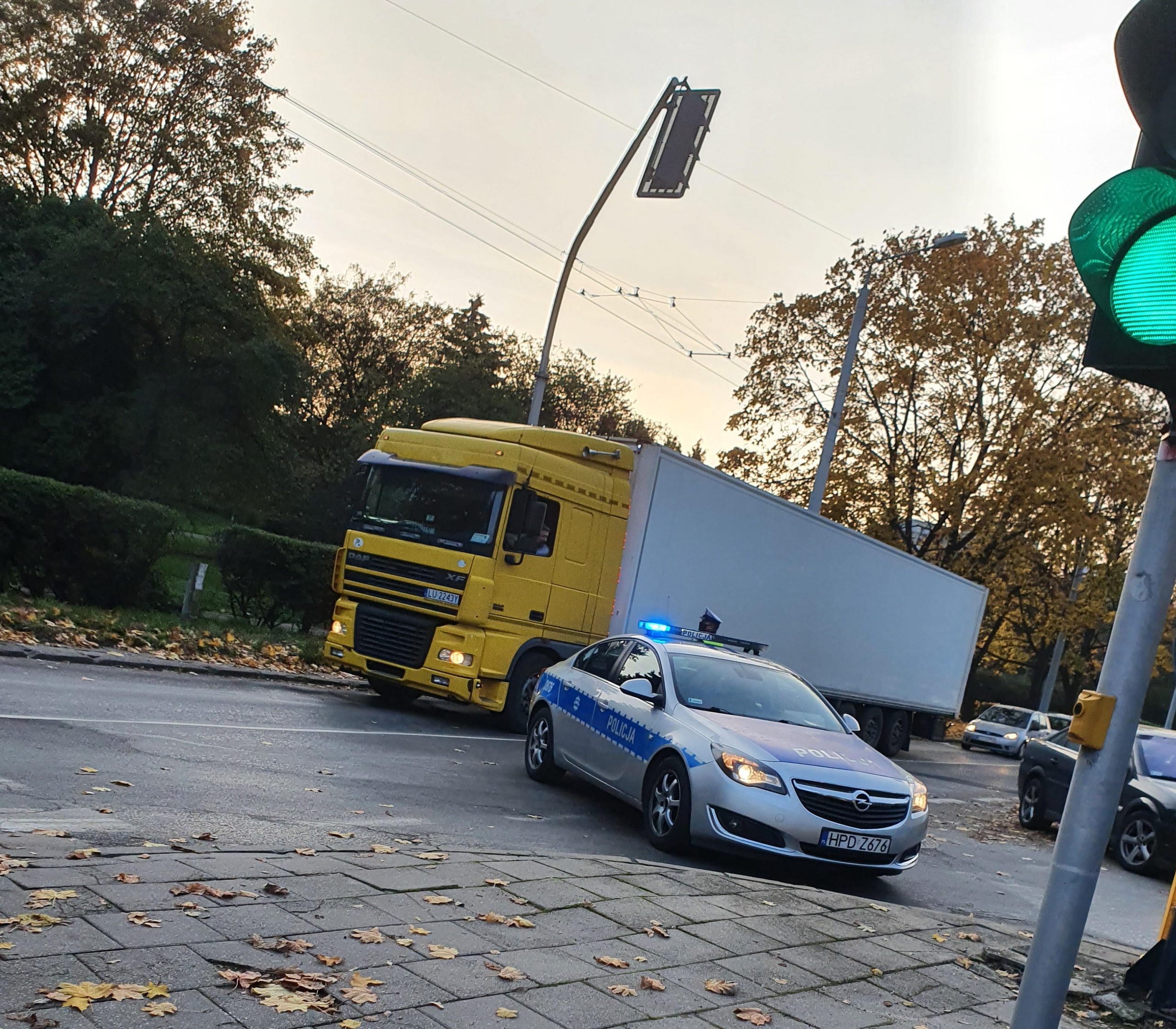 протесты против запрета абортов в Польше, Люблин, блокада