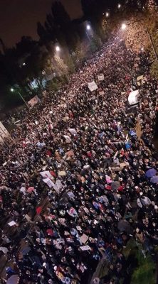 протесты в Варшаве против запрета абортов