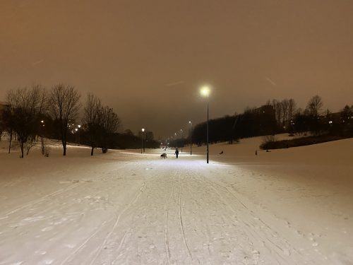 зима в Польше