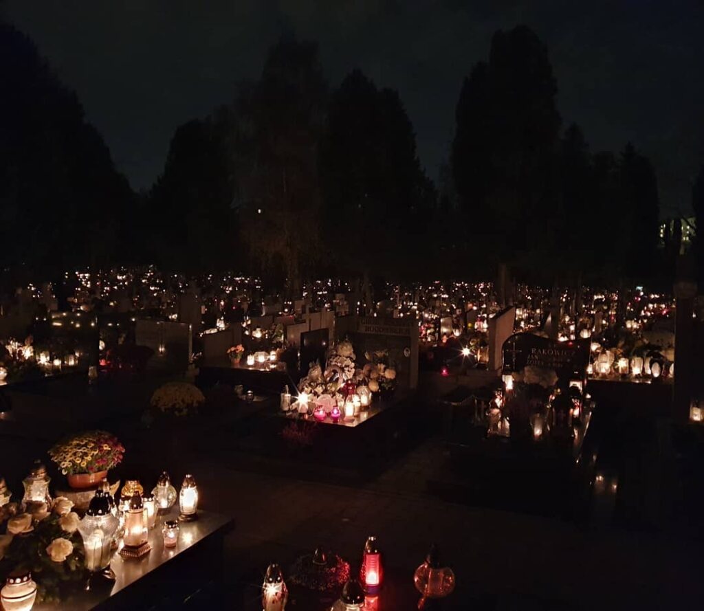кладбище липова люблин день всех святых в Польше
